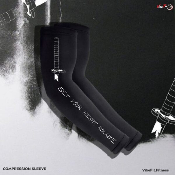 SET YOUR HEART ABLAZE - COMPRESSION ARM SLEEVE